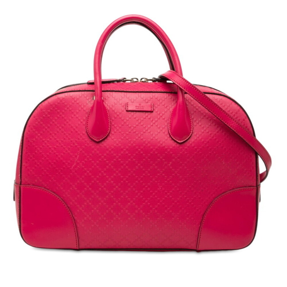 Gucci Bright Diamante Handbag Shoulder Bag 2-way 354332 Pink Leather Women's ...